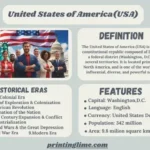 United States of America(USA)