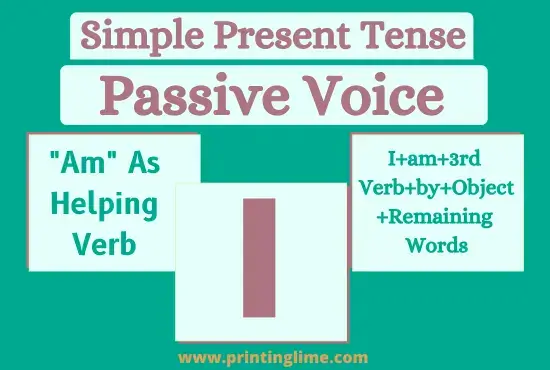 "Am" as helping verb in Passive Voice Simple Present Tense